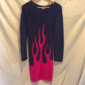 Pretty Garbage flame sweater dress